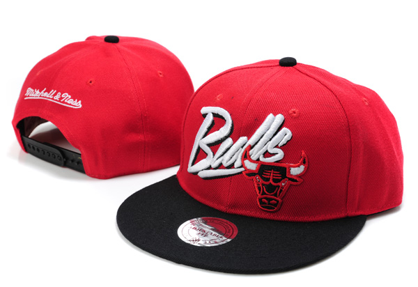 NBA Chicago Bulls M&N Snapback Hat NU02